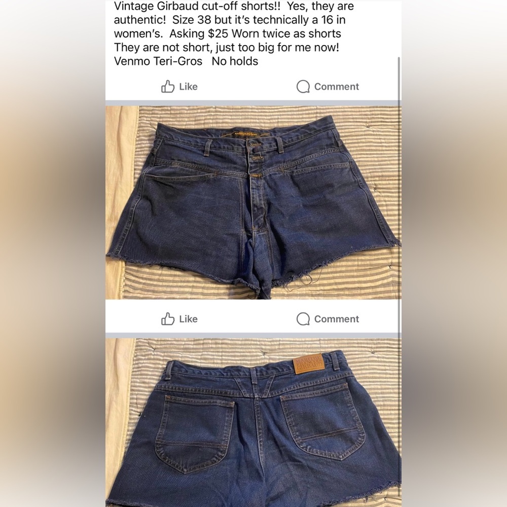 Vintage Girbaud cutoff shorts